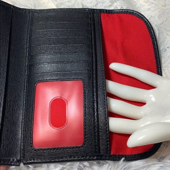 Dooney & bourke wallet checkbook organizer red - Picture 6 of 8